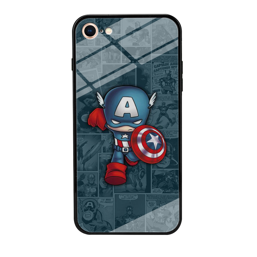 Captain America Comic iPhone 8 Case