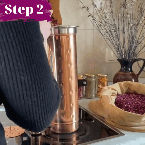 Essential oil making process - Step2