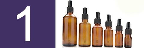 dark bottles for essential oils