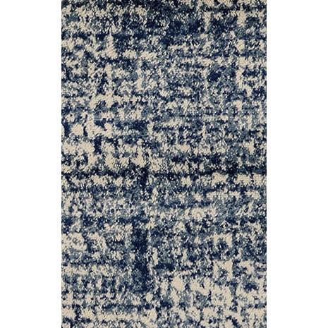 D428) Ridley Floral Blue Woven Area Rug, 5x7