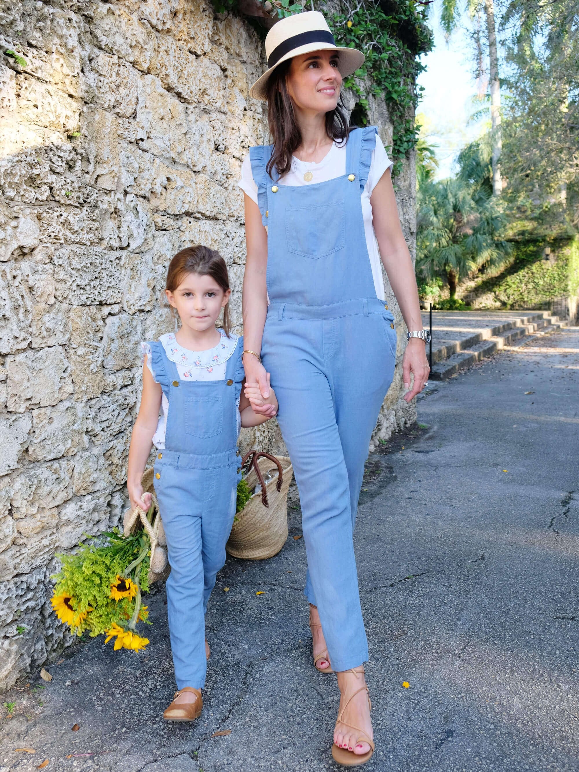 Clementine Dungaree Dress - Petite Lucette