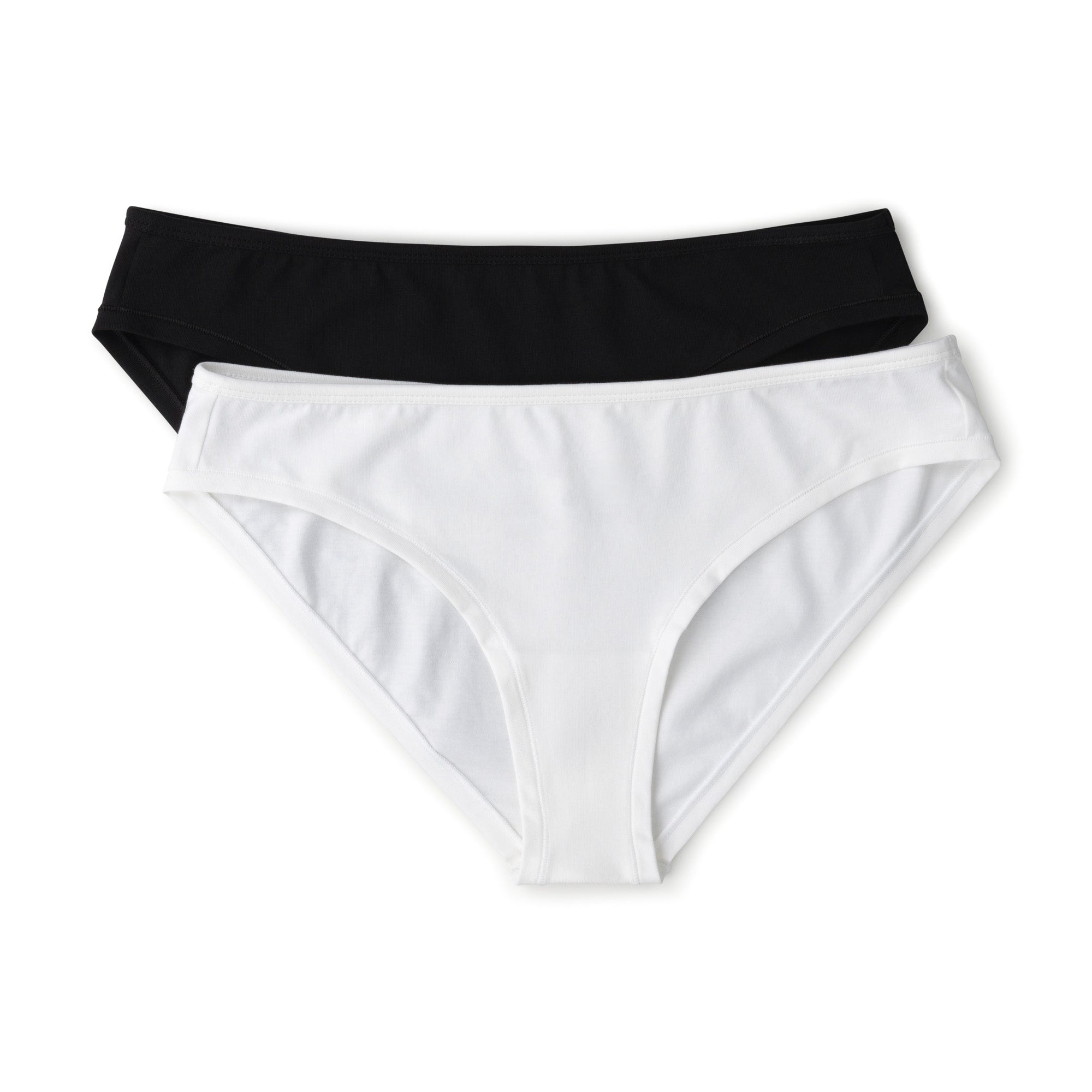 White Cotton High-Rise Brief Underwear for Women – Esteez