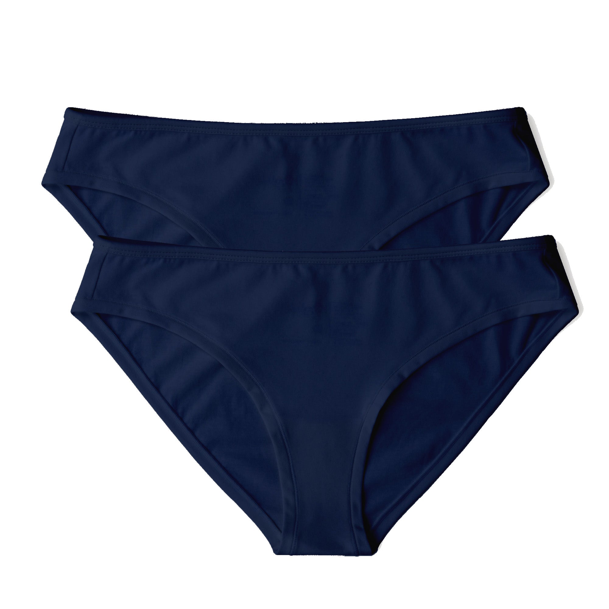 Lemon and Check Blue Women's Underwear Comfy Ladies Briefs Mid
