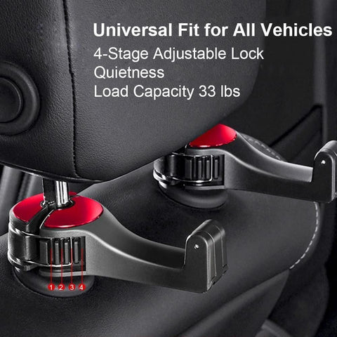 Buy 1 Get 1 Free) Car Back Seat Hooks with Phone Holder at Rs 899.00, Car  Back Seat Organizer
