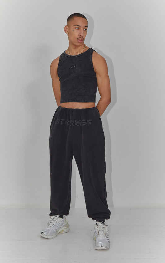 STING SWEATPANTS - Washed Black