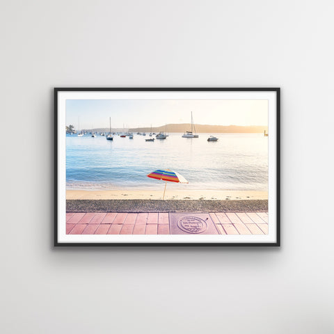 framed beach prints