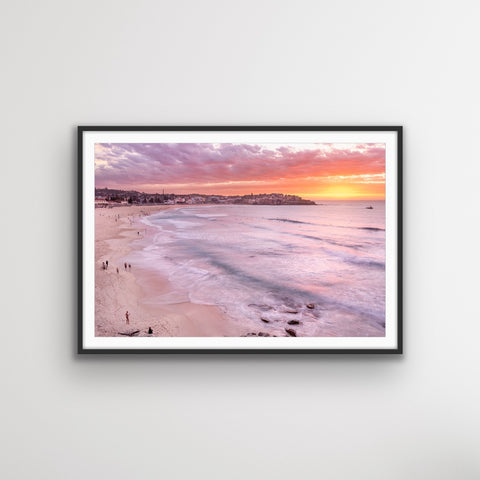 sunset at the beach picture framed wall art