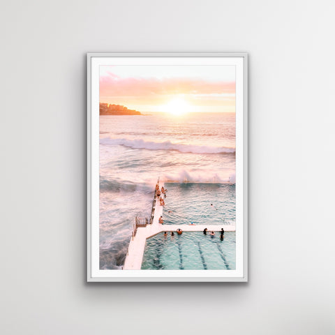 framed beach photo