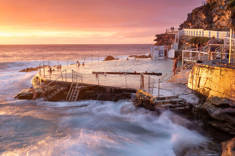 sunset at the beach photograph