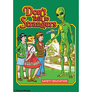Steven Rhodes Don't Talk to Stranger - Safety Education Magnet - Geektopia by KAC