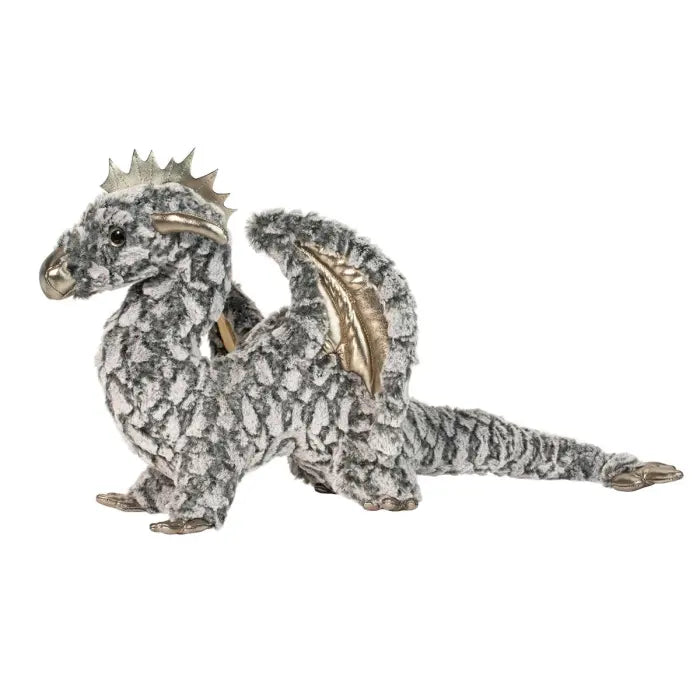 Draco Grey Dragon Plush by Douglas