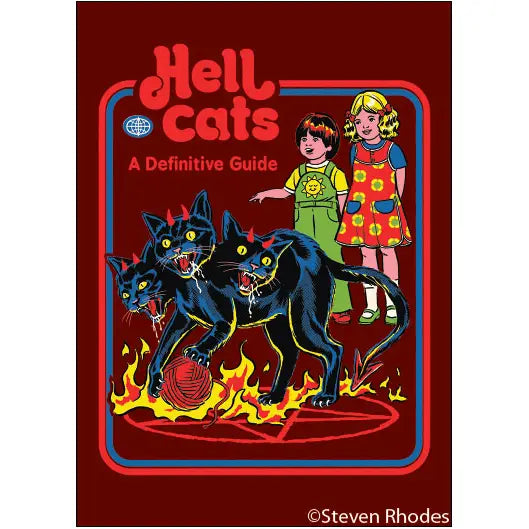 Steven Rhodes Hell Cats A Definitive Guide Magnet