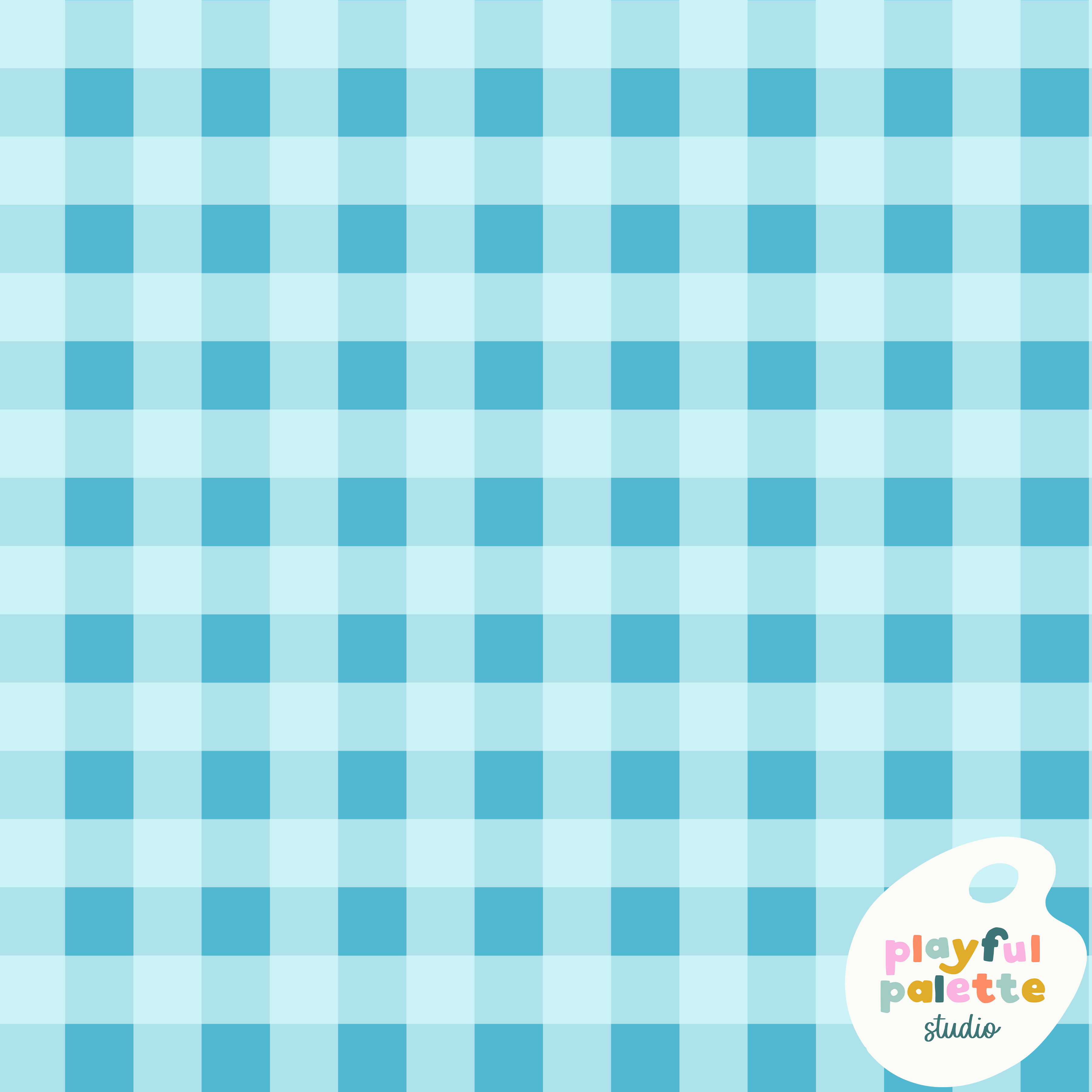 Sky Blue Gingham