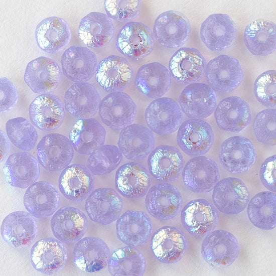 5x7mm Faceted Rondelle Beads - Sapphire and Sky Blue with a Bronze Fin –  funkyprettybeads