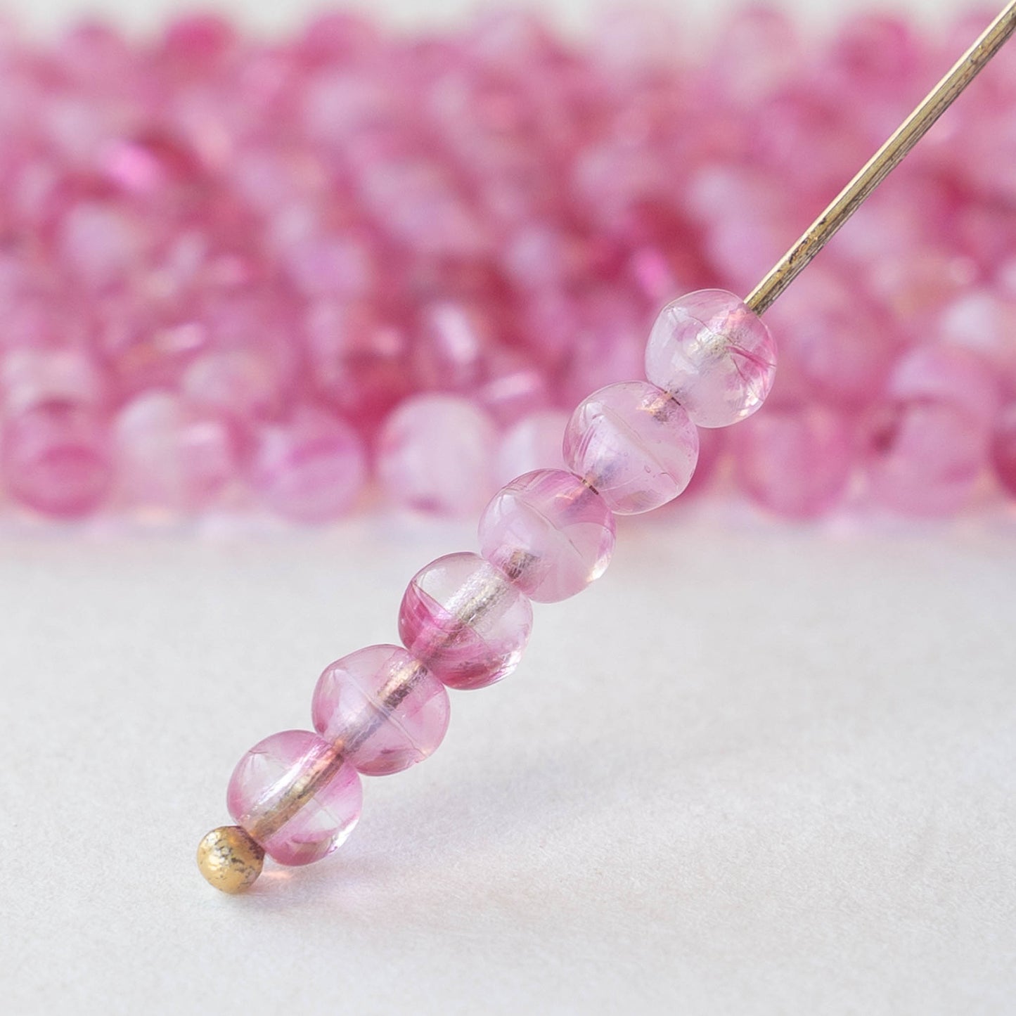 36 6mm x 8mm Pink Crystal Faceted Rondelle Beads by Smileyboy | Michaels