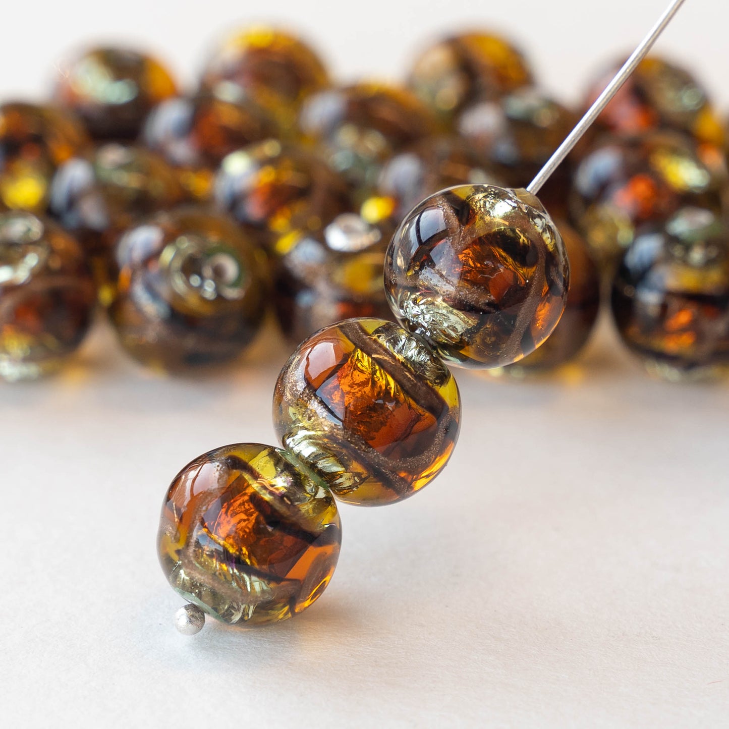 10 Pcs Pack, Strawberry Beads Handmade Lampwork Glass Beads at Rs 149.00, Lampwork Beads