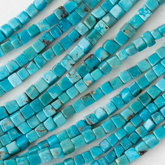 17mm Glazed Ceramic Tube Beads - Iridescent Light Blue - 8 or 24 –  funkyprettybeads