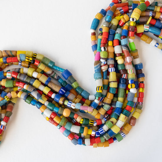 African Sand Bead Mix - Mixed Sizes and Colors ~4-9mm - 20 Inch Strand –  funkyprettybeads