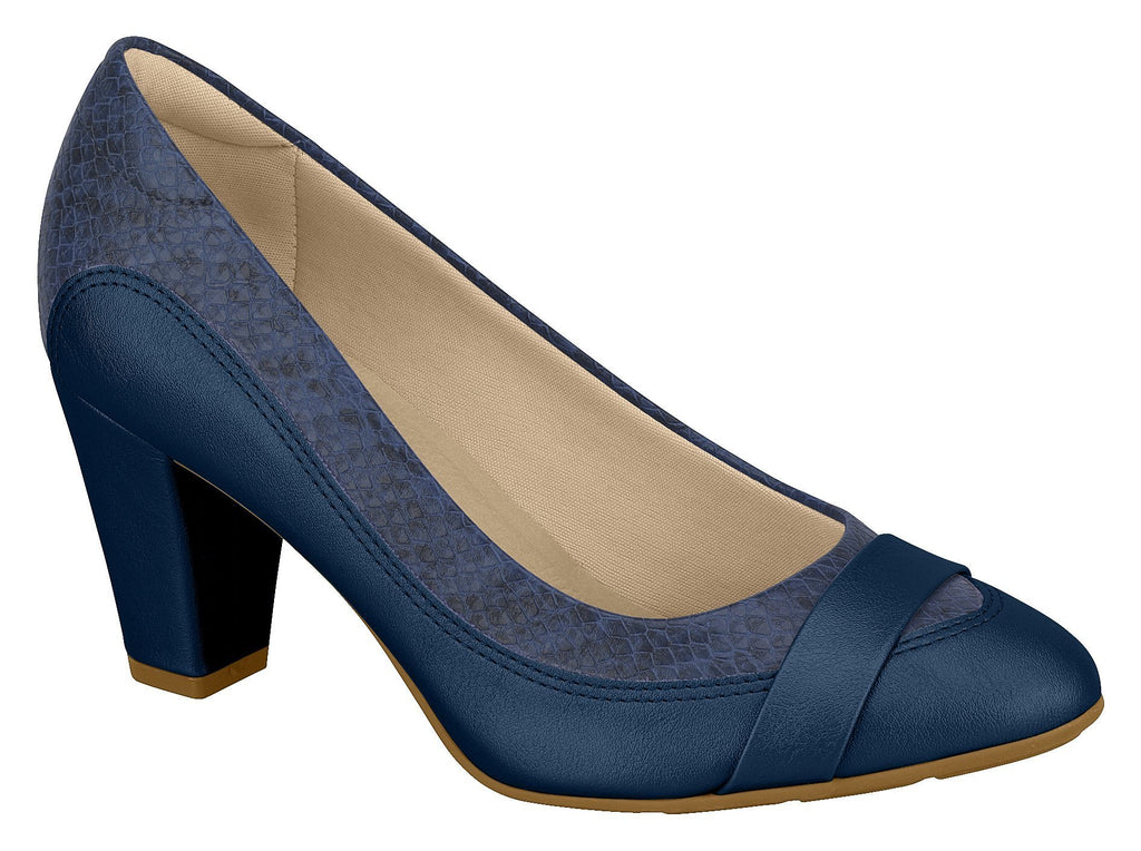 Modare  Women Fashion Comfortable Innersole Shoe in Navy |  Piccadilly Shoes