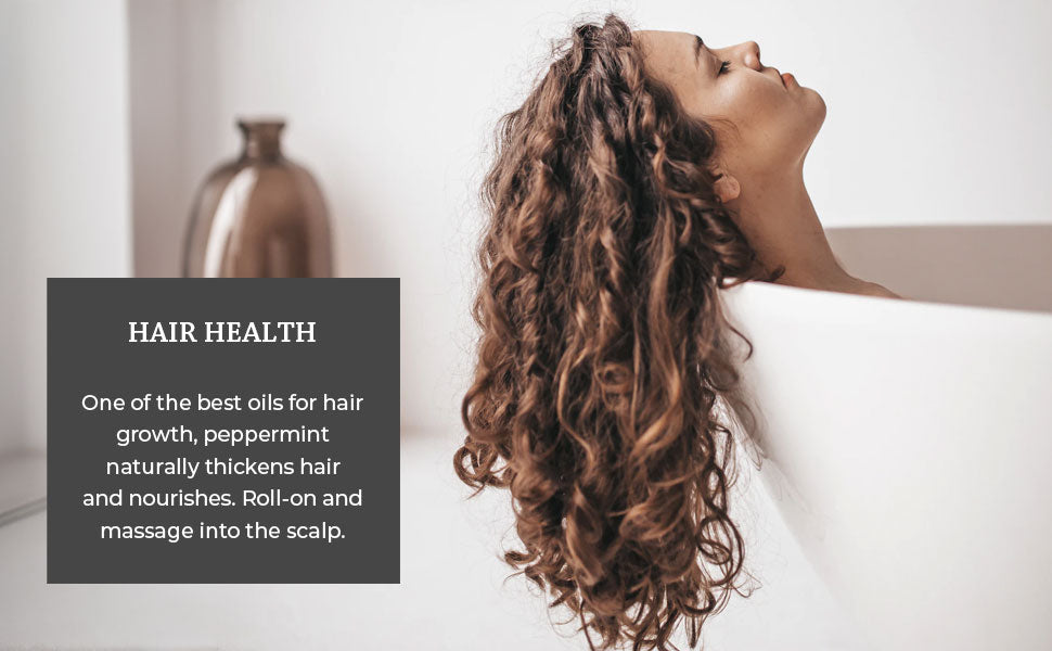 peppermint hair health best oils growth thicken nourish massage scalp