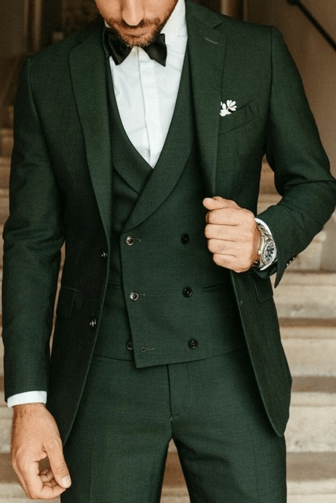 Green Wedding Suit | Green Men's Suit | Emerald Green Suit | SAINLY