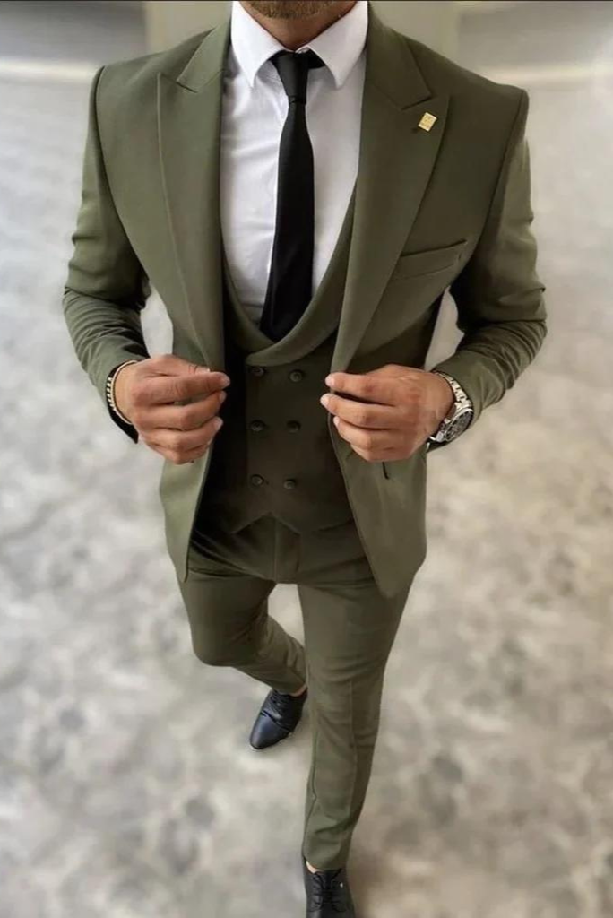 bon Triatleet Stevig Suit For Men Three Piece Men Suit Wedding Party Suit Slim Fit One Butt–  SAINLY