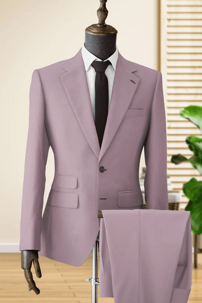 Men Rose Suit 2 Piece | Wedding Wear Suit | Fashion Wear Suit| SAINLY