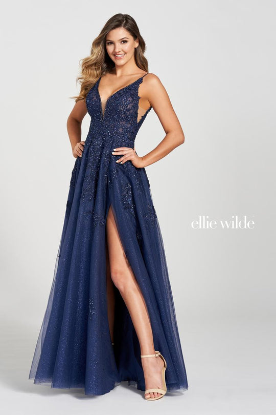 Sherri Hill Lace Corset Long Prom Dress 55059