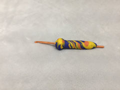Assistive Crochet needles with oven clay