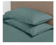 600 Thread Count 100% Luxury Cotton Pillowcases, King, Teal Silk, 1-Pair