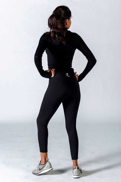 Base Crossover Tights Black by Alpha Fortis Streetwear