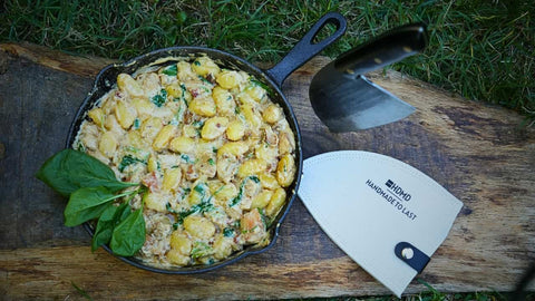 A perfectly creamy tuscan gnocchi