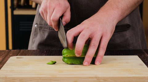 How to cut star fruit step 2 cutting the ends off