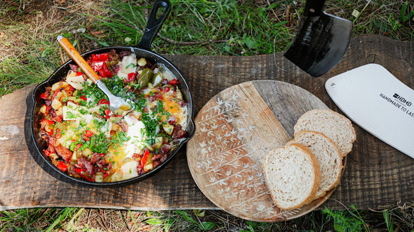 finished chorizo skillet dish