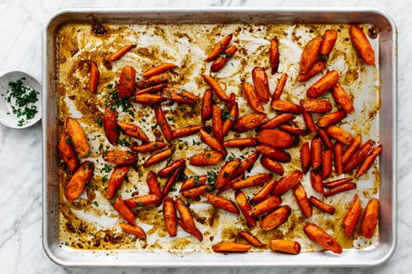 Honey roasted carrots