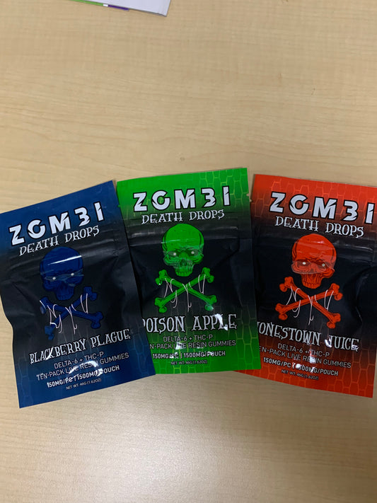 Shop Zombi Death Drops Gummies 150mg