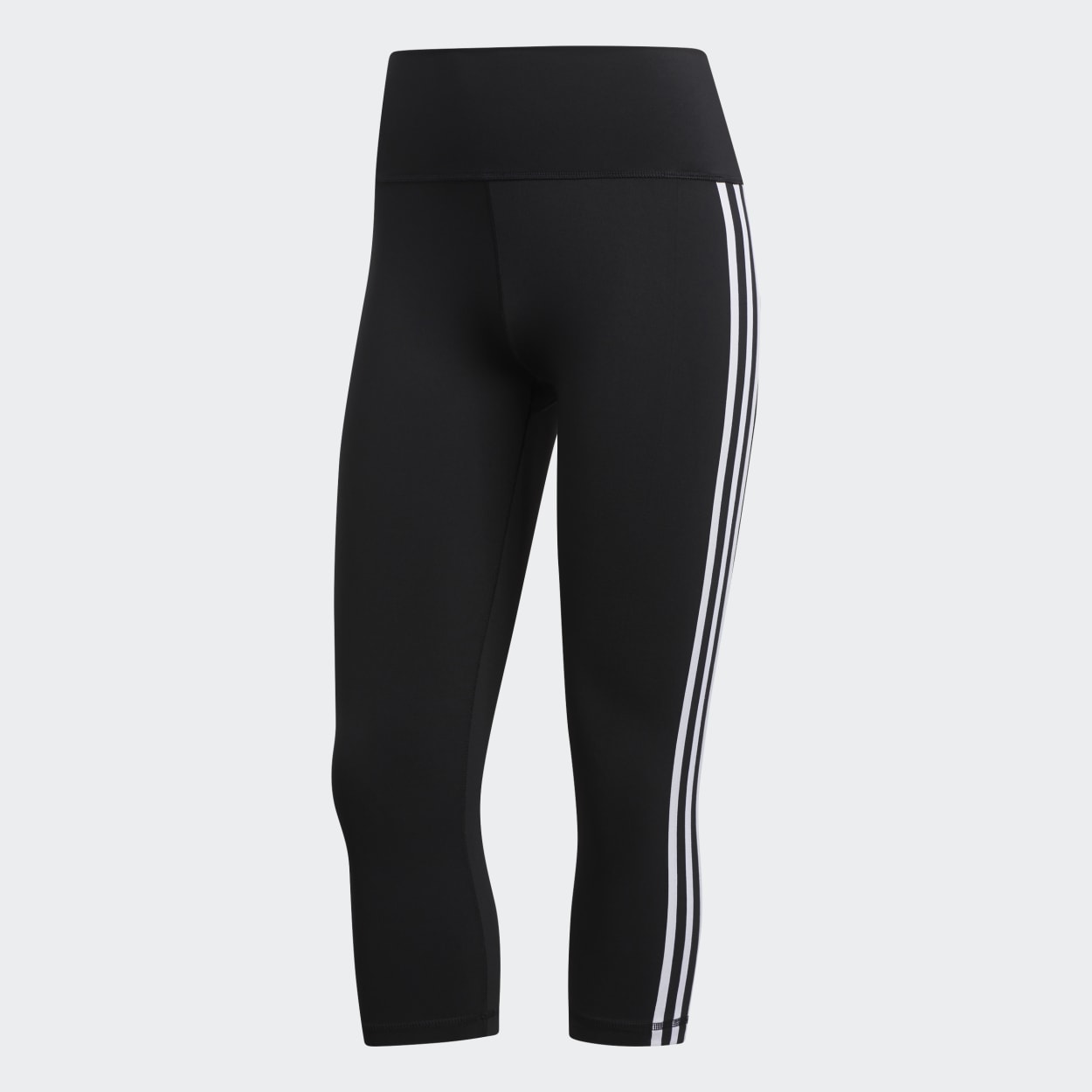 adidas Womens Believe This 2.0 3-Stripes 3/4 Leggings