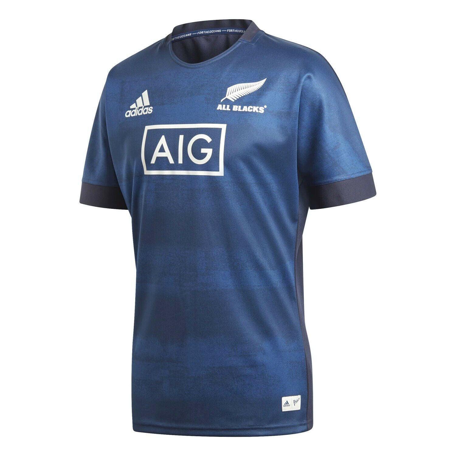 Adidas All Blacks x Parley Mens Training Rugby Shirt