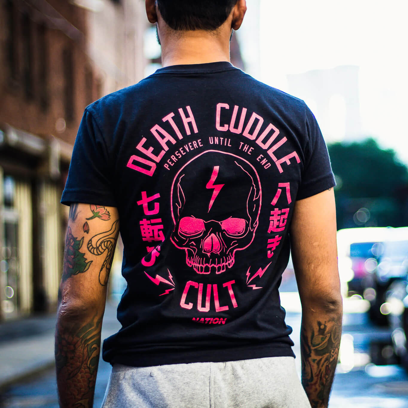 BJJ T SHIRT - DEATH CUDDLE, Nation Athletics Bjj