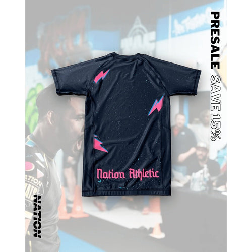 Death Cuddles - Black BJJ Rash Guards - Short Sleeve