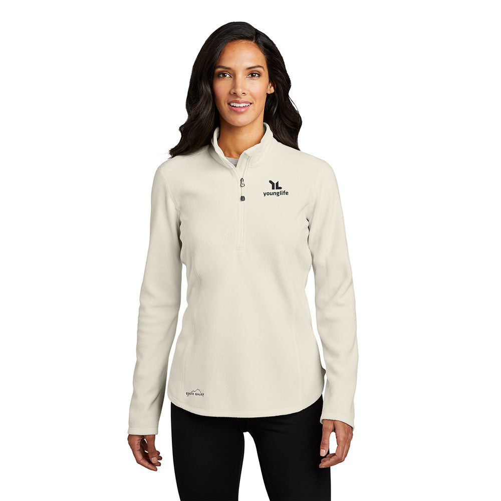 Eddie Bauer Women's Ultra Soft Fleece 1/4 Zip Long Sleeve Pullover