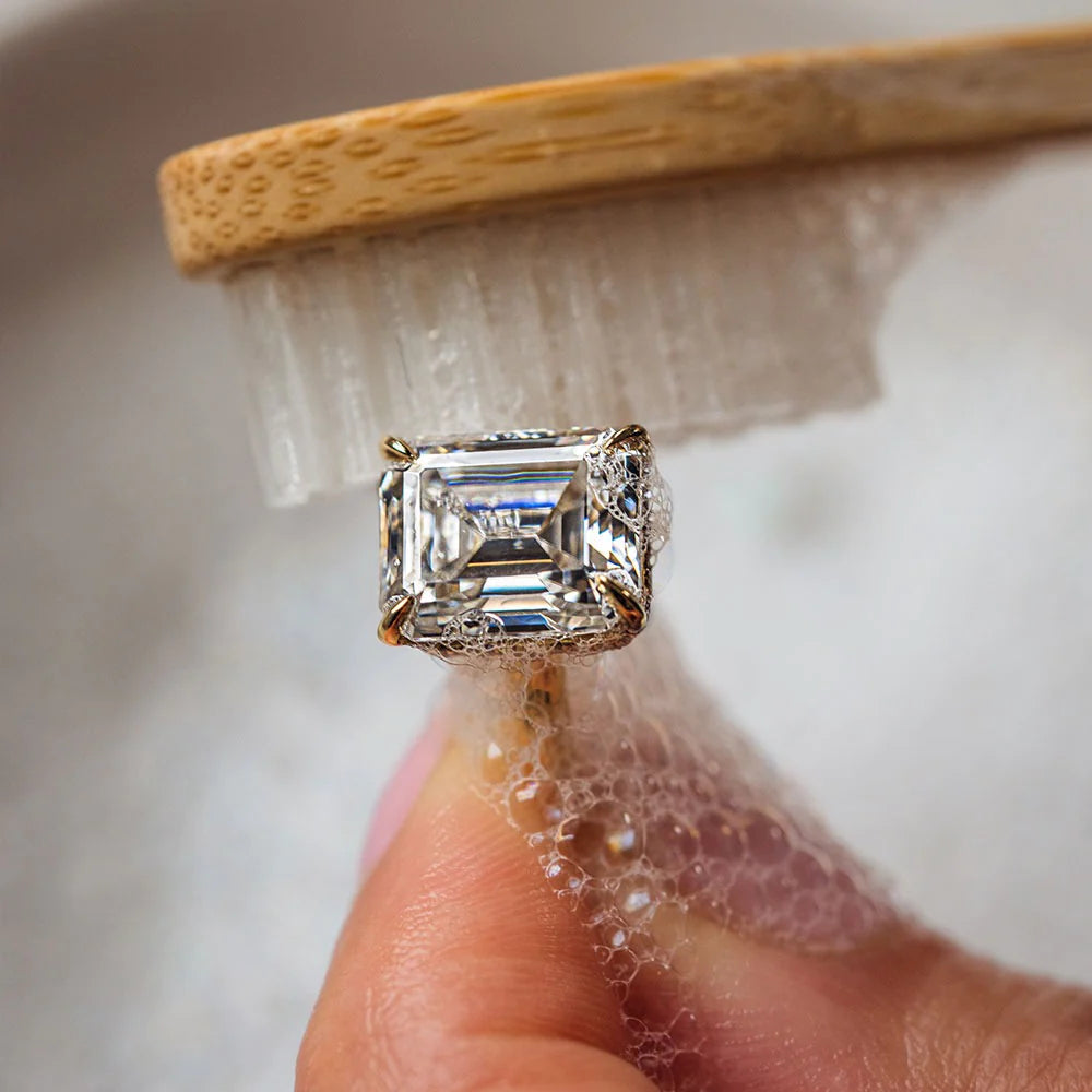 care of moissanite jewelry