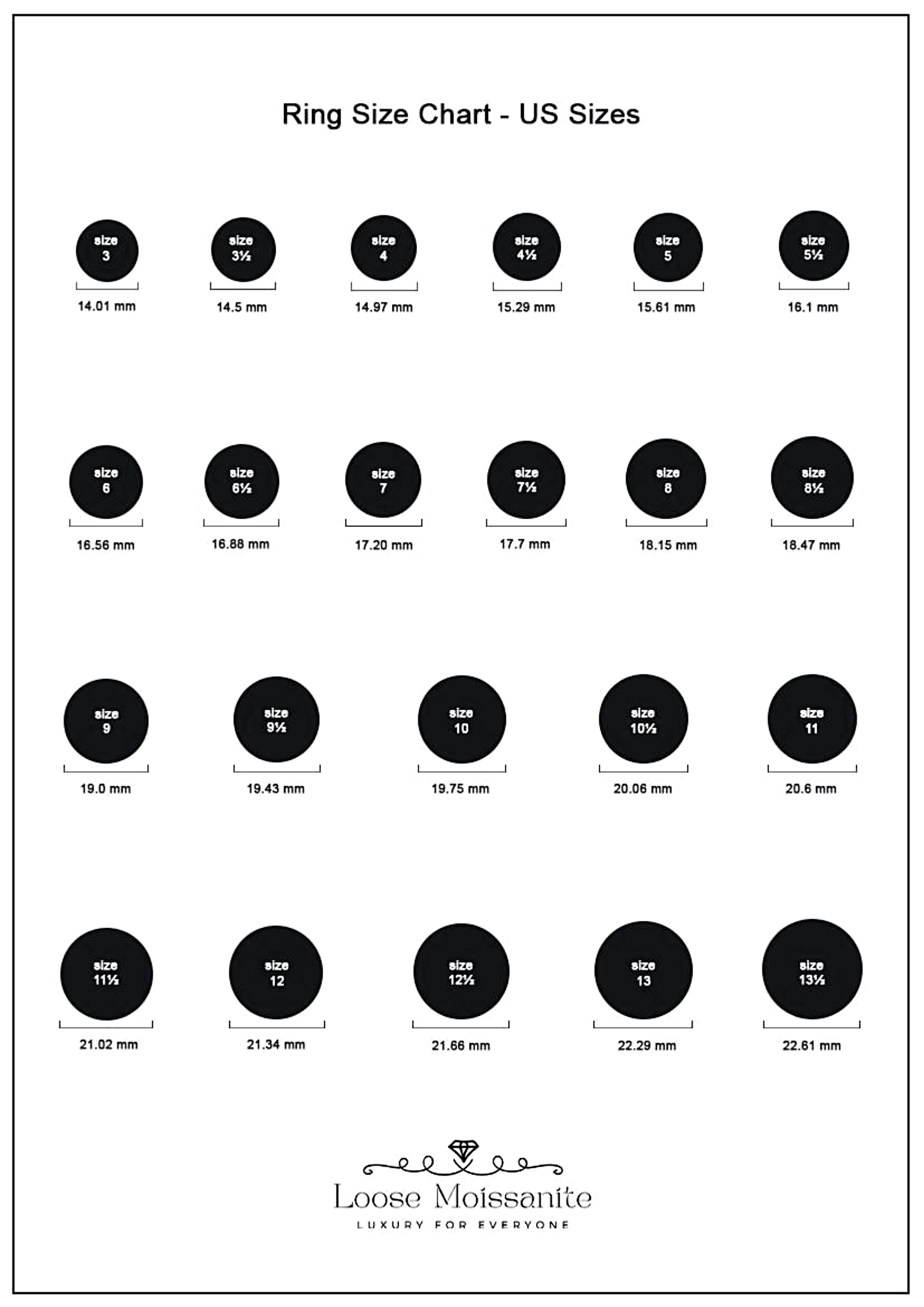 ring size guide