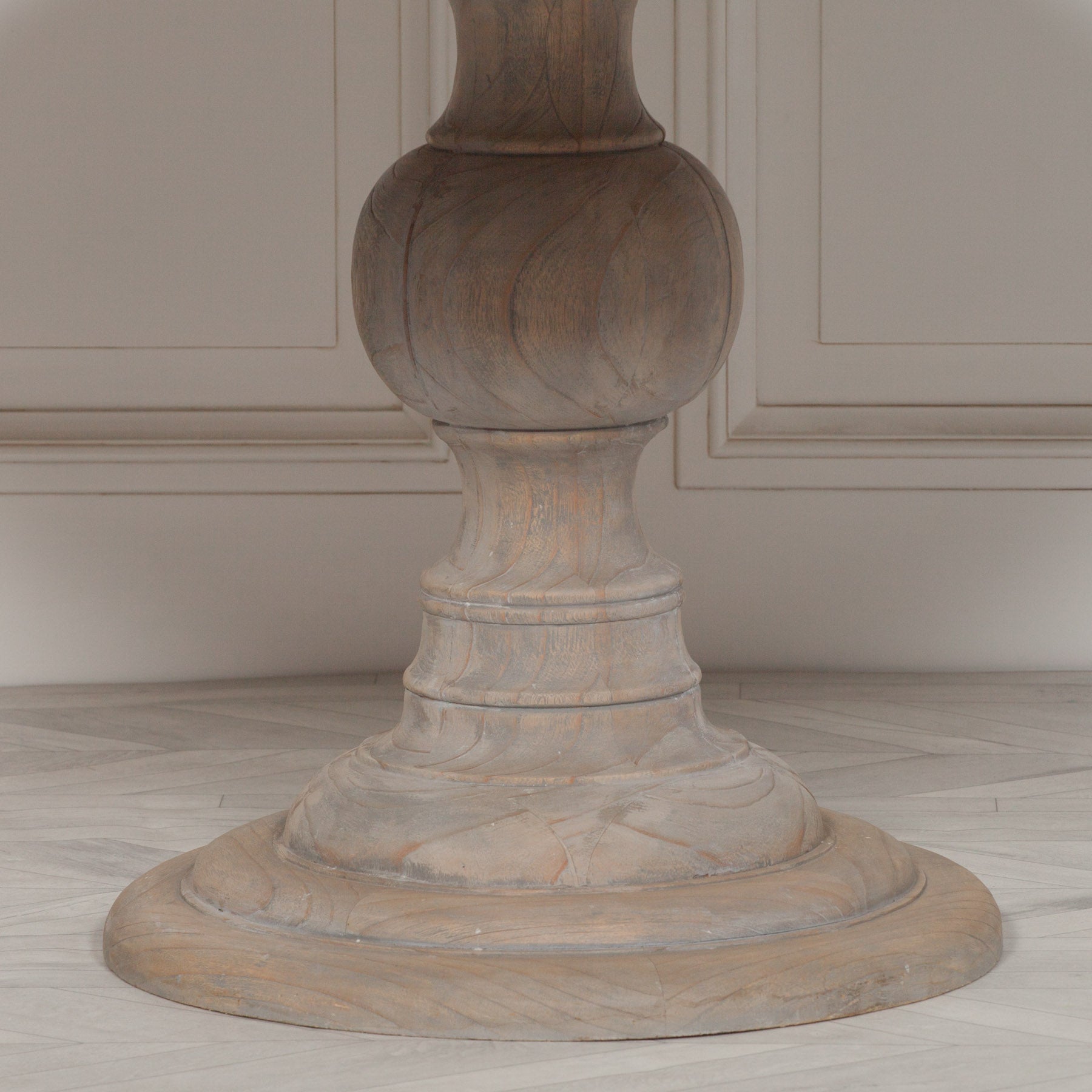 Round Pedestal Acorn Dining Table 120CM