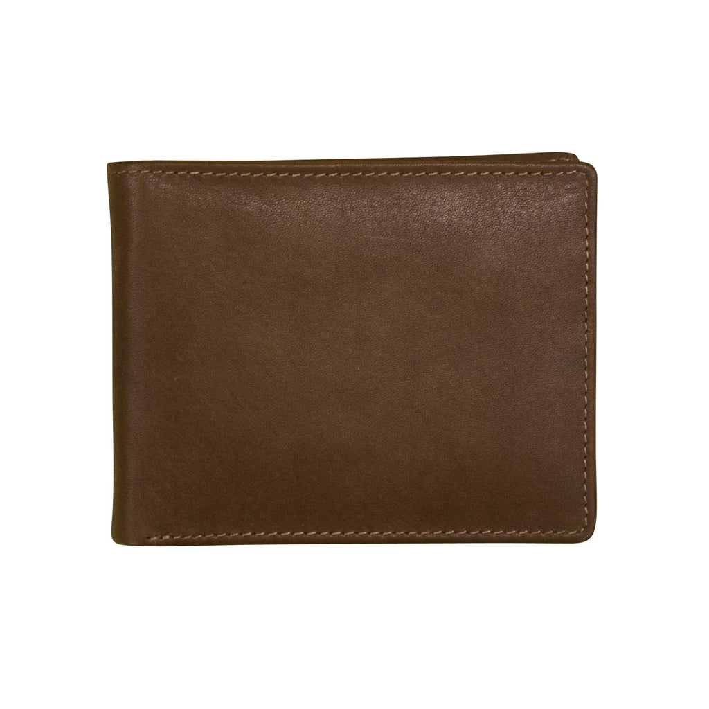 Men's Bifold Wallet with Back Slip Pocket