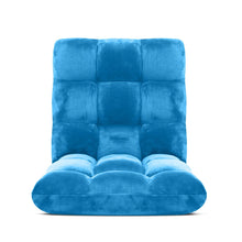 Load image into Gallery viewer, Floor Recliner Folding Lounge Sofa Blue
