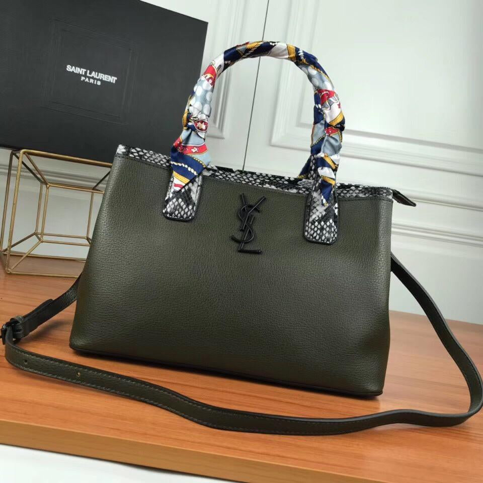 ysl women leather shoulder bags satchel tote bag handbag shoppin