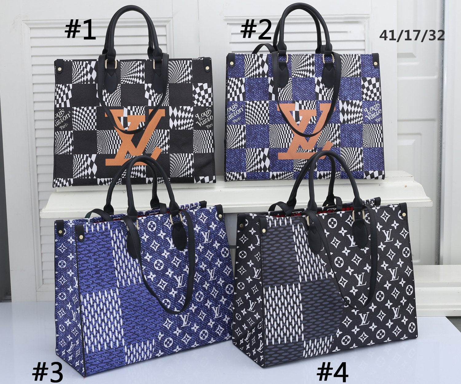 Louis Vuitton LV Onthego Tote Bag Shopping Bag Handbag Shoulder 