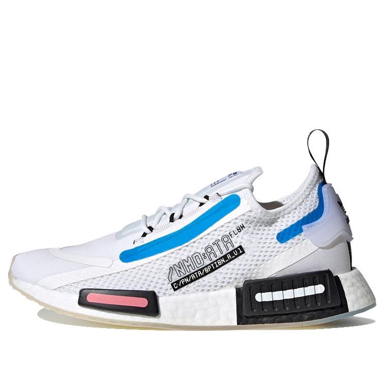 Adidas Womens WMNS NMD_R1 Spectoo 'Cloud White' Cloud White/Cloud White/Core Black FZ3209 KICKSOVER