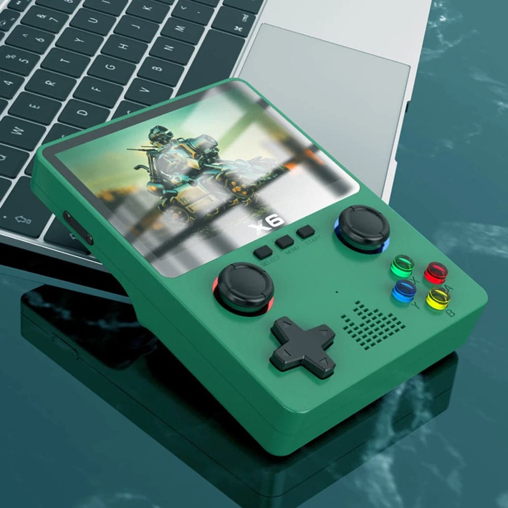 Portable X6 Retro Handheld Game Console 3.5 Inch IPS With 10000 Games 3D Joystick Children's Gift Classic Arcade 11 Emulator